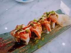 焦糖火炙三文鱼-红叶日料·放题·海胆·定食(星海店)