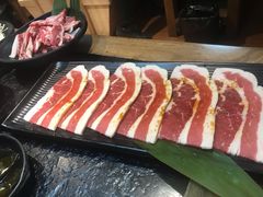 调味五花肉-九田家黑牛烤肉料理(太阳城店)
