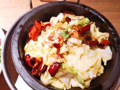 炝炒手撕包菜-花椒笑成都小馆(百脑汇店)