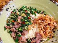 黄瓜皮炒牛肉-刘氏三和面馆