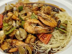 黄蚬子大虾海鲜面-船梆煮•蒸汽海鲜·炉火烤肉(五四广场店)