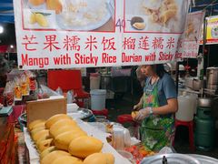 -芒果糯米饭摊子