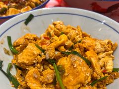 香醋炒土鸡蛋-荆九爷爆炒桥头三嫩(夫子庙店)