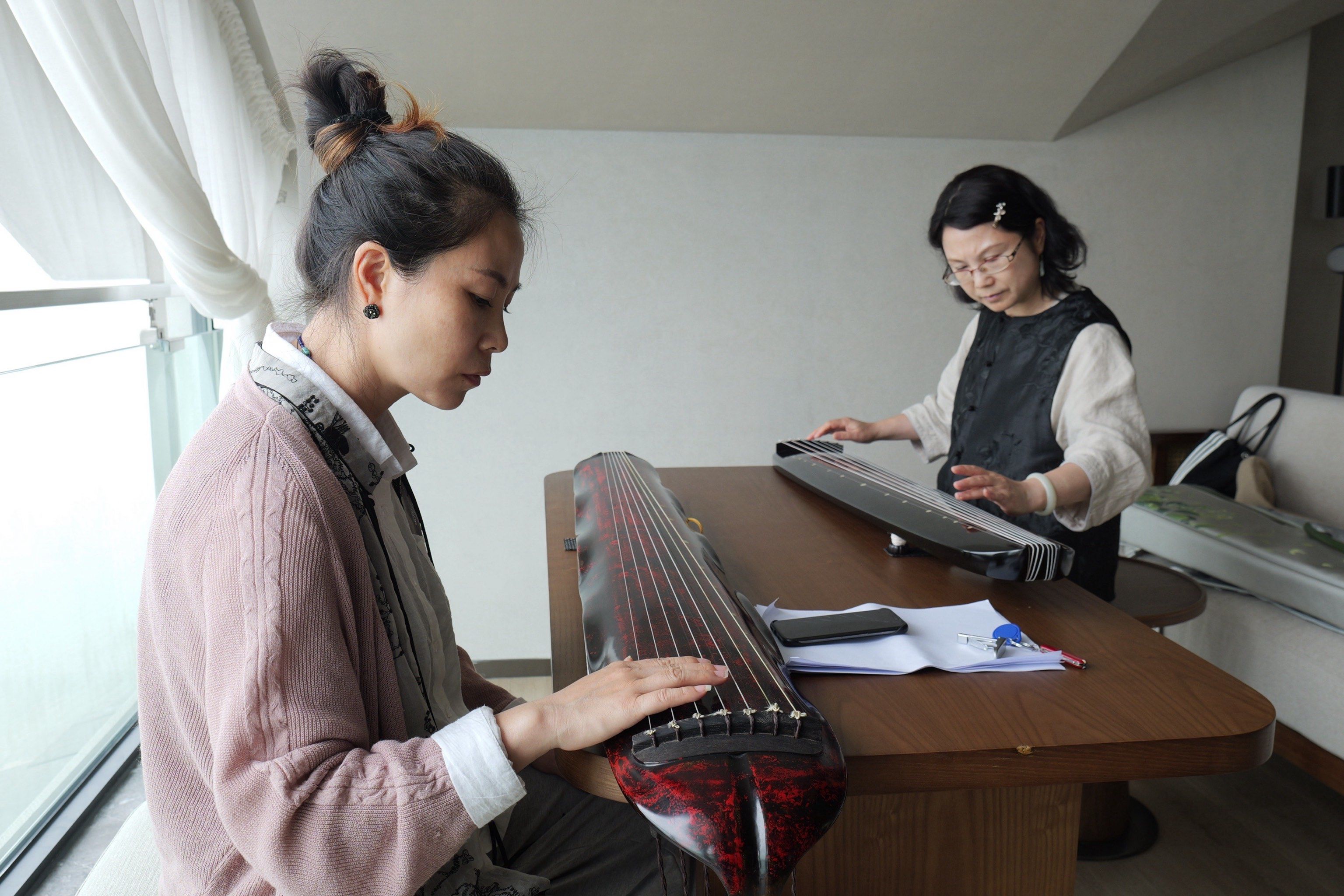 弹琴愉快交流,不要错过半山半水缦学堂古琴馆