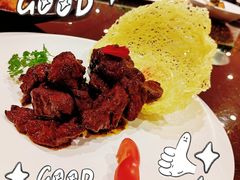 蜜汁黑椒牛肉粒-上海1号私藏菜(静安店)