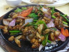 铁板田鸡-天宝食坊·啫啫煲大排档(西华路店)