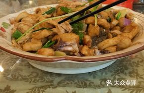 Fried Tofu Skin with Fish Cubes