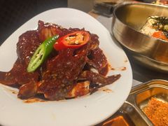 -草家酱蟹炭火烤肉店(珲春南路一店)