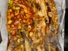蒜香纸包江团烤鱼-红辣椒·川菜·火锅(张杨路店)