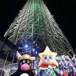 日本东京晴空塔超美的