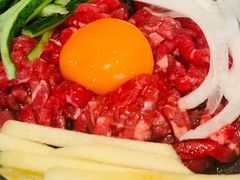 生拌牛肉-赤坂亭·M9和牛烧肉·铁板烧(合肥万象城店)