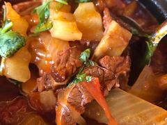 番茄牛腩砂锅-天津乾毓德饭庄·清真传统炒菜·海鲜烧烤(咸阳路店)