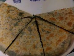 菠菜香菇素饼-福慧慈缘素食餐厅(王府井店)