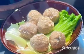 Sizzling Duck Egg Beef Balls