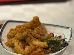 椒盐双拼 （鲜鱿和九肚鱼）-喜记避风塘炒辣蟹(旗舰店)