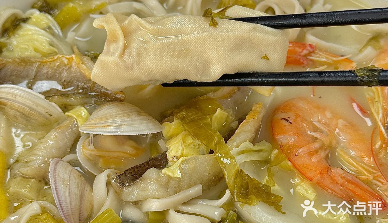 在宁波！去了5678次的海鲜面店！！