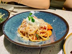 鲜茄茸大虾配马斯卡朋意大利面-BE BRIGHT KITCHEN(正佳广场店)
