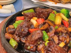 铁锅蘑菇牛仔粒-鹿港小镇(霄云店)