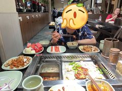 自助取餐区-环球约客烤涮自助(铜锣湾店)