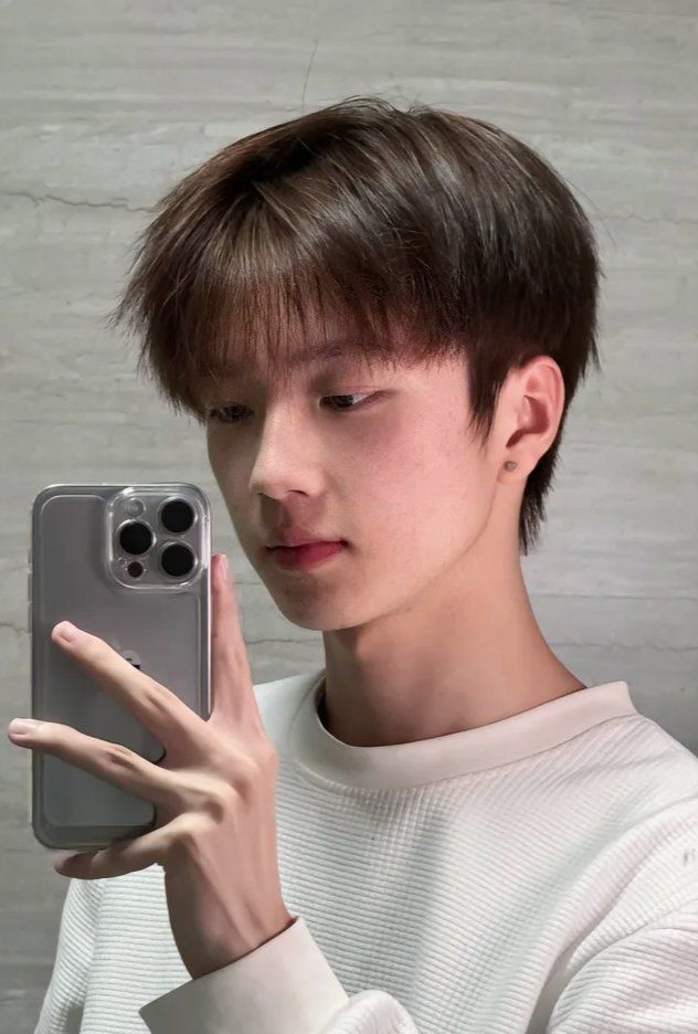 学剪帅气男生头