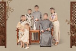-时光纪亲子全家福照相馆(静安店母女写真父母纪念照)