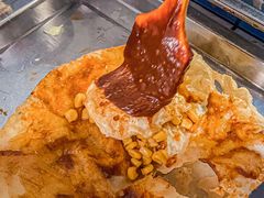 -小红车炸蛋葱油饼