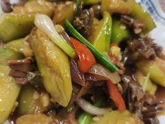 丝瓜炒鹅杂-下村新强记烧鹅店