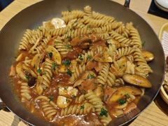 黑椒蘑菇熏肉意大利螺纹粉-托斯卡纳烘焙意大利餐厅(五天地店)