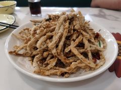 干炸茶树菇-老四川平头酸菜鱼(衙前店)