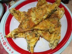 香椿苗炒鸡蛋-老边饺子馆(东单店)