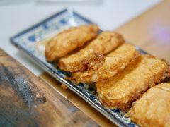 鸡蛋炸馒头片-大槐树烤肉馆