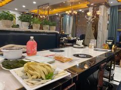 大堂-清真欣思路鲜切涮烤自助火锅