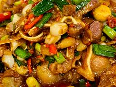 大蒜炒卤猪头肉-彭耕记猪油炒小菜(吉联mall店)