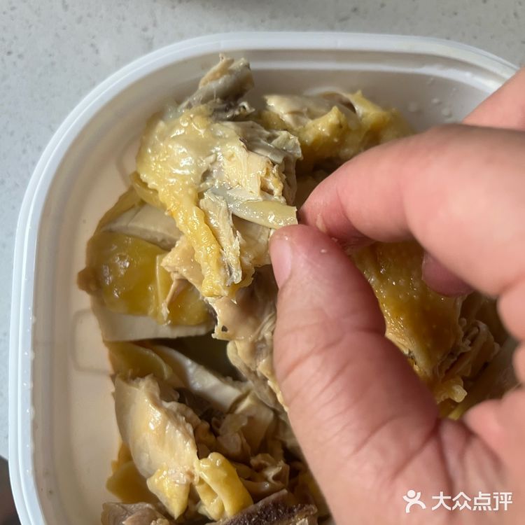 竹筷子新松江路的白斩鸡