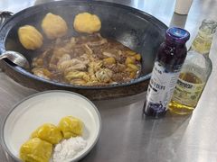 -粘豆包柴火铁锅炖