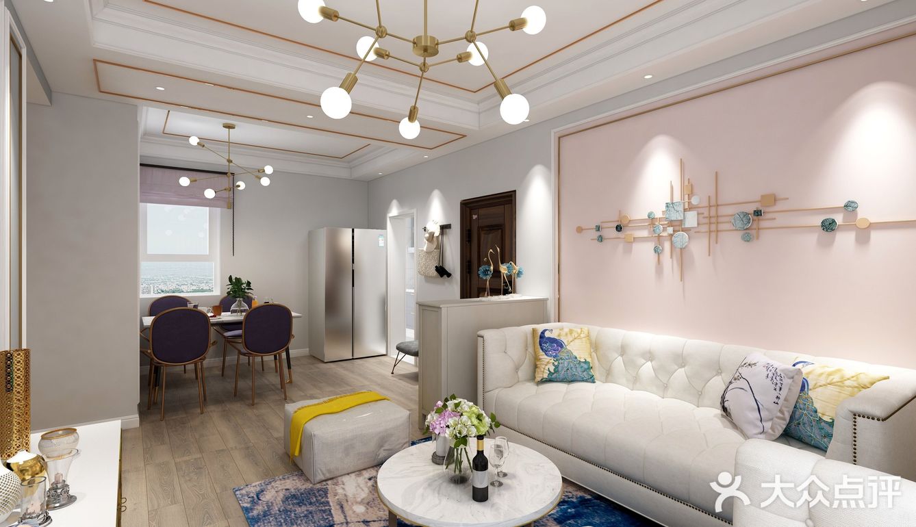 80平北欧风两居室,演绎低调轻奢感