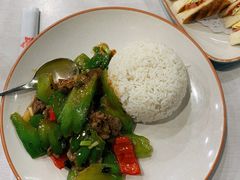 凉瓜牛肉饭-1128港式茶餐厅(嘉信广场店)