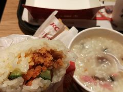 金沙咸蛋黄肉酥饭团-肯德基(宁波万达店)
