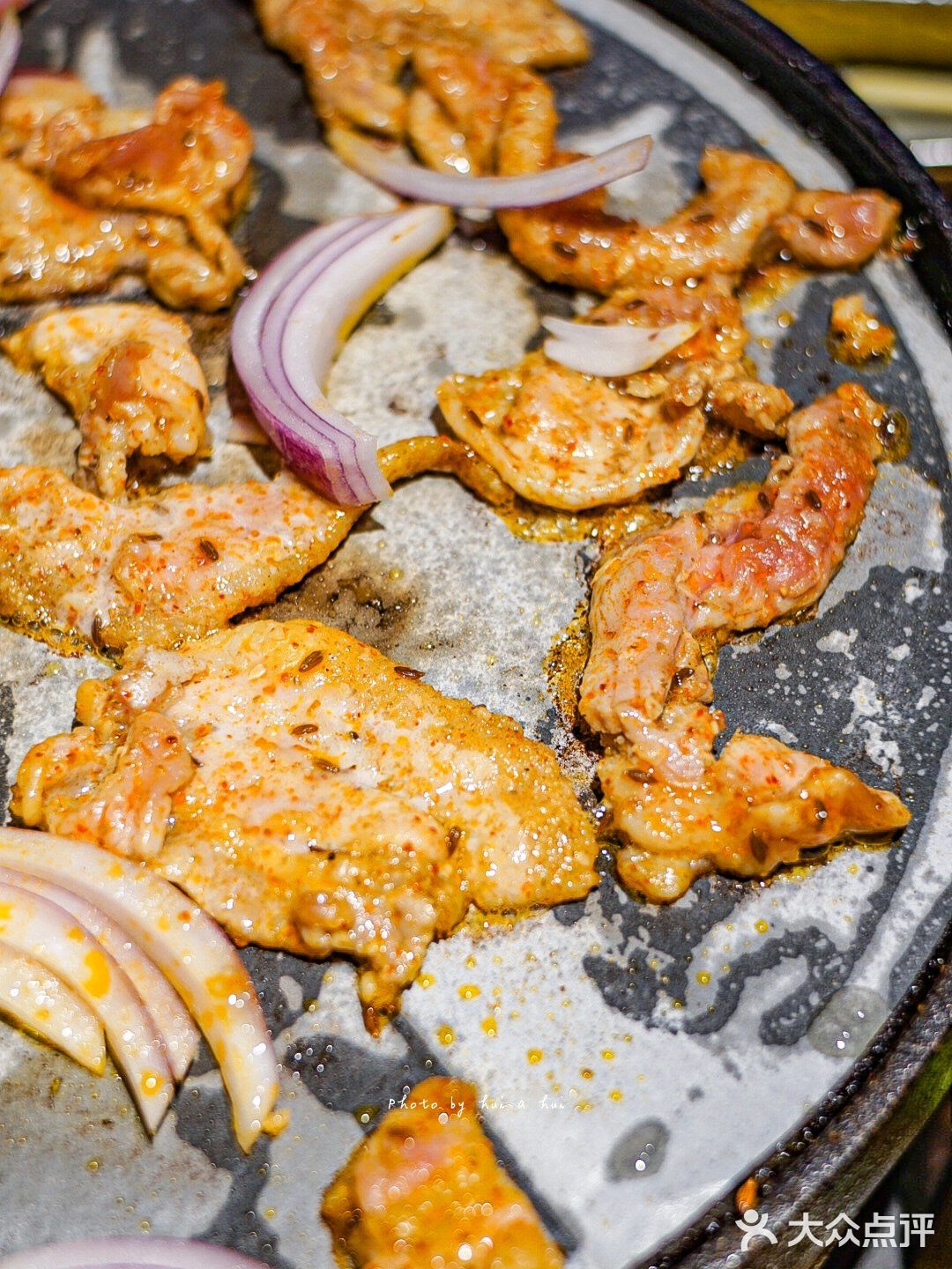 武汉烤肉🔥糯叽叽的桂花年糕，我一个人可以吃五盘