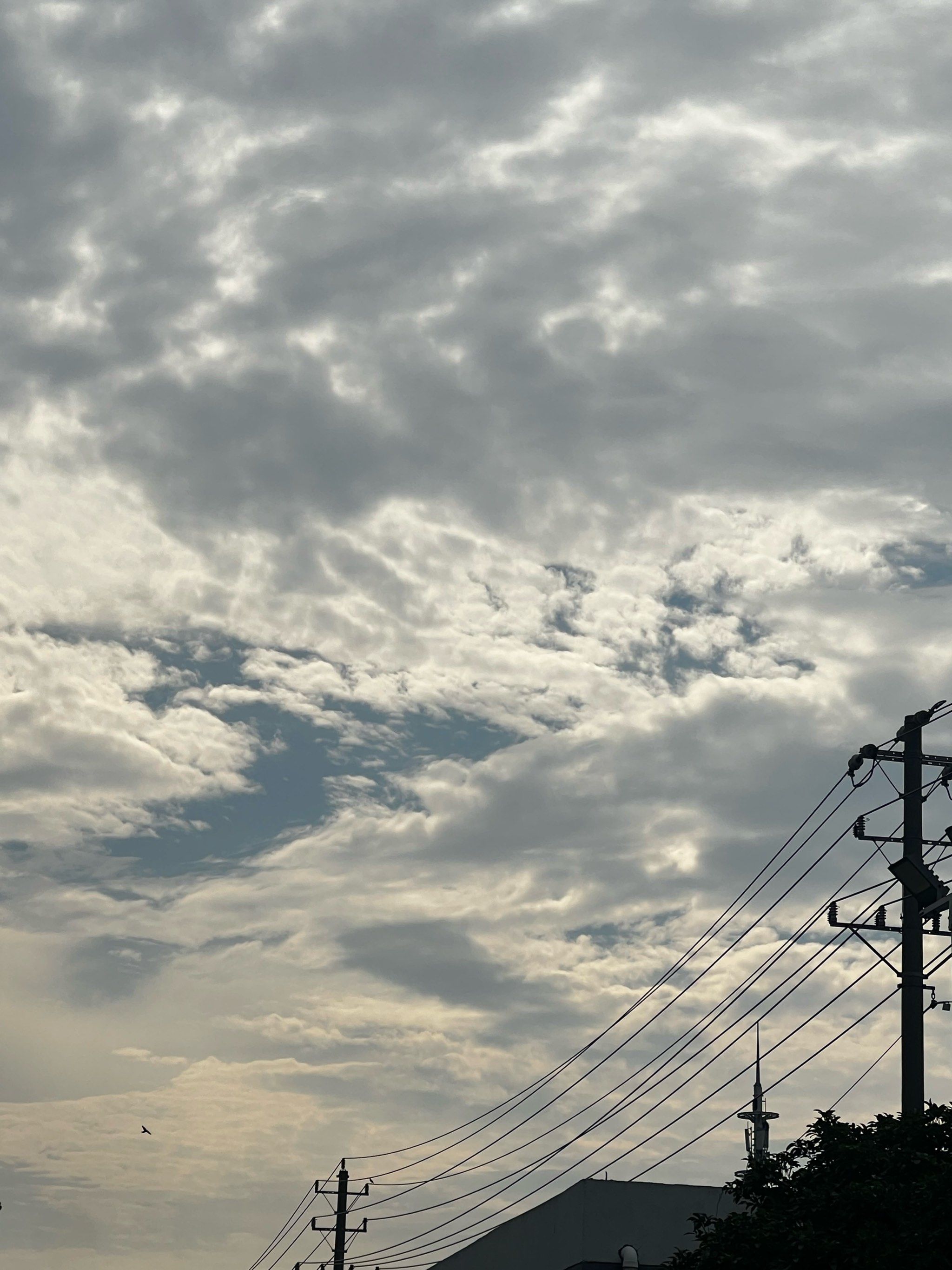 快下雨的天空啊