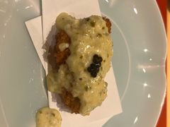 炸生蚝配鲟鱼籽酱-鮨青(恒基名人购物中心店)