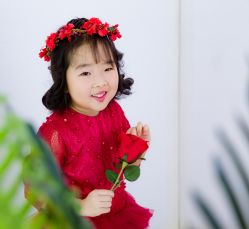 -海岸风光儿童摄影