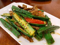 秋葵牛肉-熠盛粤味·顺德桑拿鸡(永康路店)