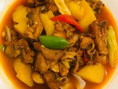 沙湾大盘鸡-西域盛宴烧烤新疆菜清真餐厅(古美店)