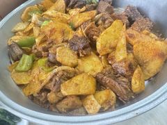 -尕有炕锅烤羊肉