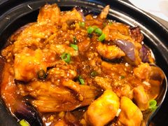 鱼香茄子焗虾-港丽餐厅(高德置地店)
