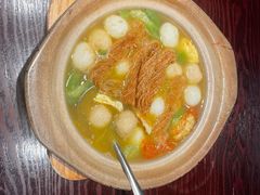 丝瓜鱼丸炖馓子-永安鱼庄·镇江菜(东吴路店)