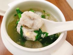黄花鱼丸汤-将相和·海鲜蒸饺大连菜