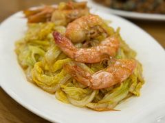 大虾烧白菜-万鑫餐厅(青岛福彩大厦店)