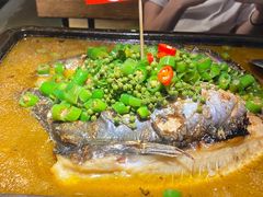 -探鱼·鲜青椒爽麻烤鱼(东城万达广场店)